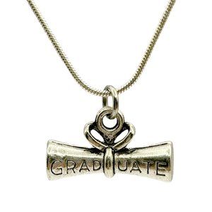 Graduate Diploma Charm Necklace